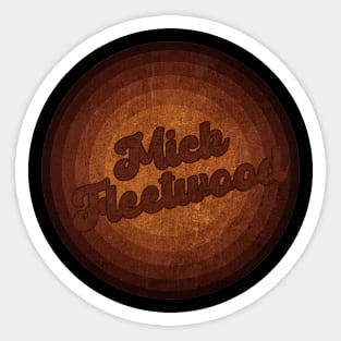 Mick Fleetwood - Vintage Style Sticker